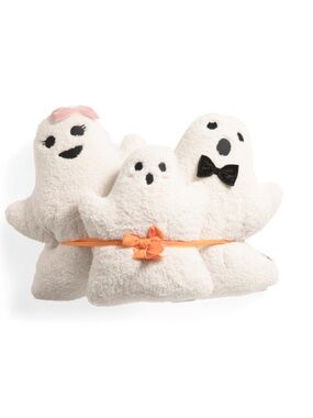 Novogratz Ghost Family Pillows 3 Pack New